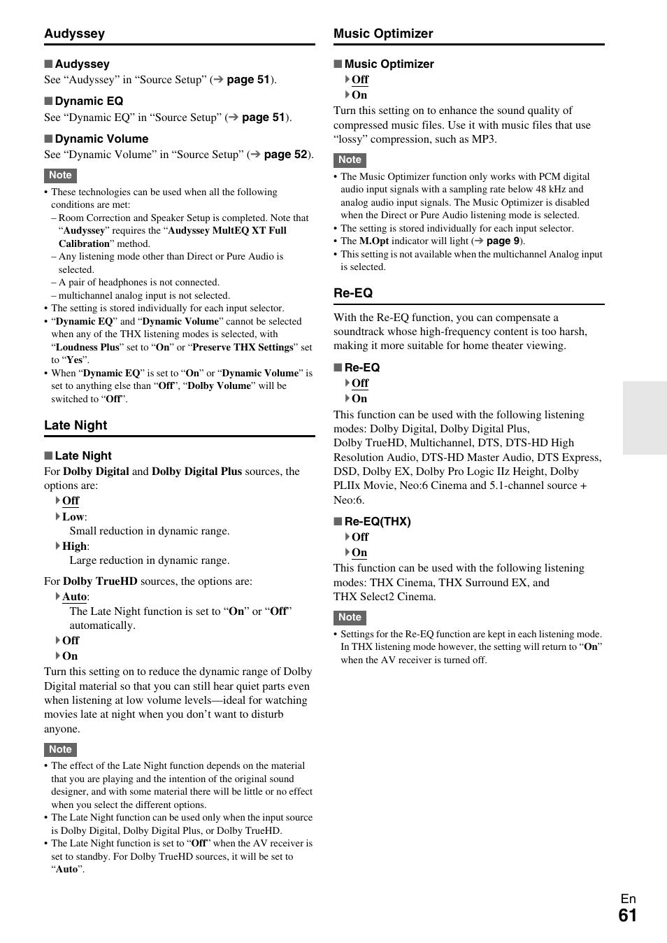 Onkyo HT-RC370 User Manual | Page 61 / 92