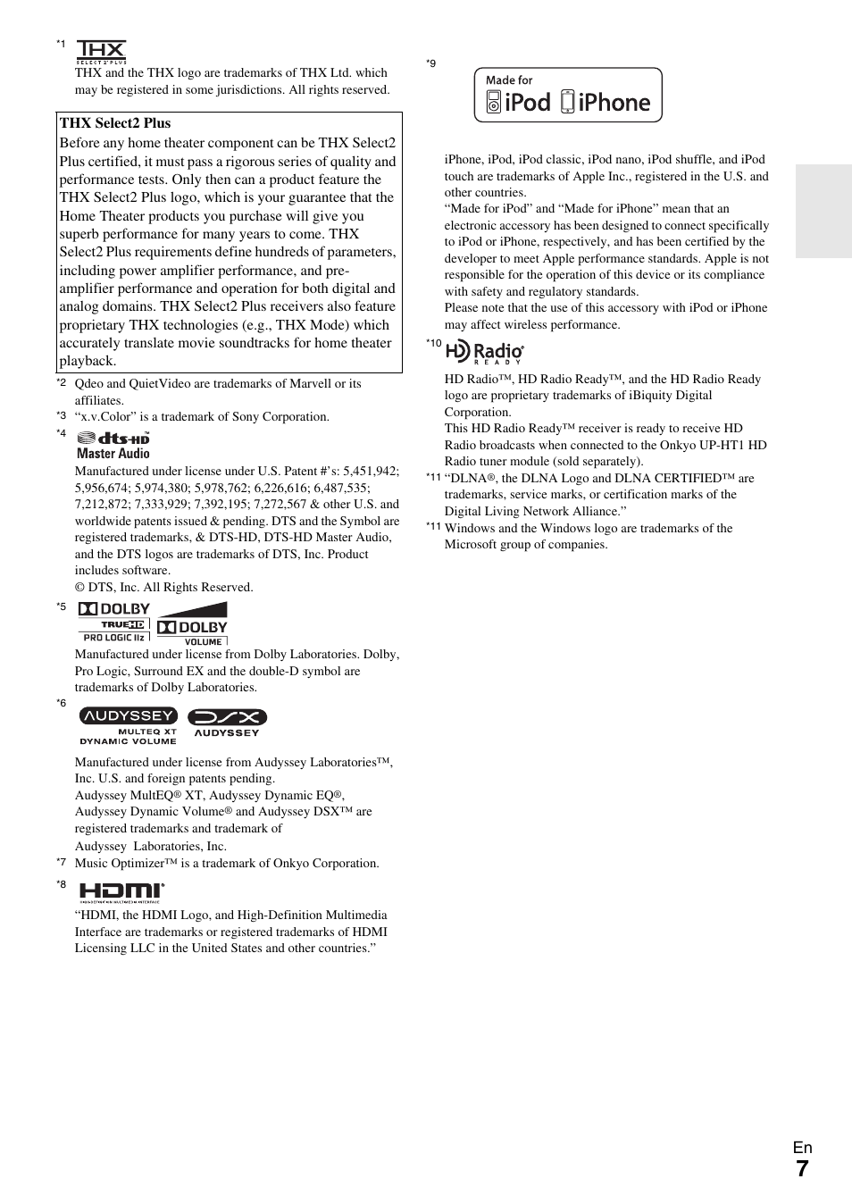 Onkyo HT-RC370 User Manual | Page 7 / 92