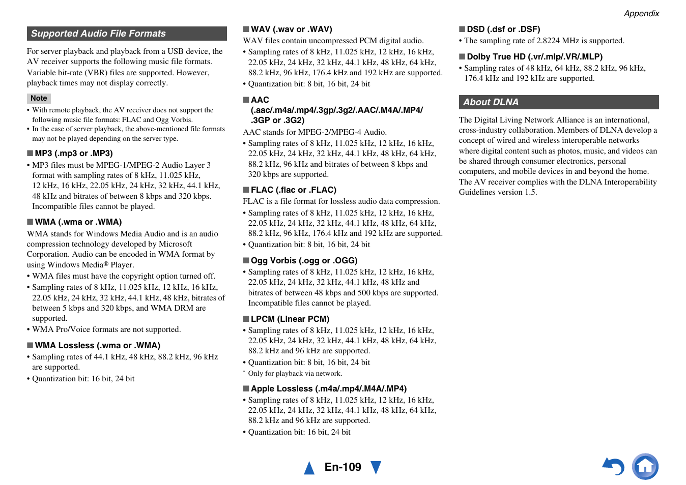En-109 | Onkyo AV Receiver TX-NR818 User Manual | Page 109 / 156