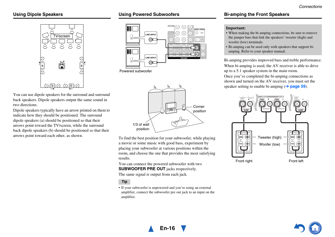 En-16, Line input | Onkyo AV Receiver TX-NR818 User Manual | Page 16 / 156