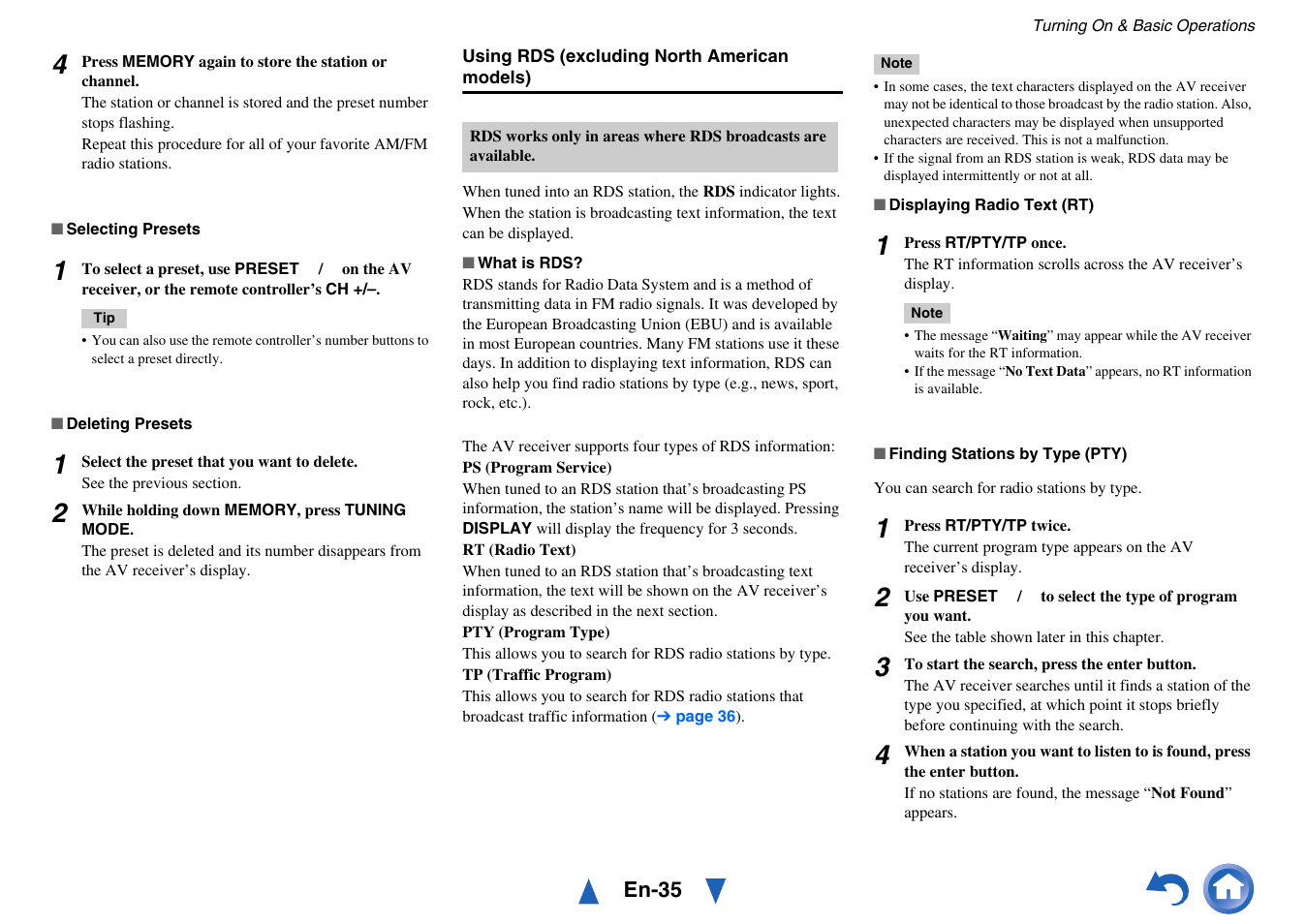 Onkyo AV Receiver TX-NR818 User Manual | Page 35 / 156
