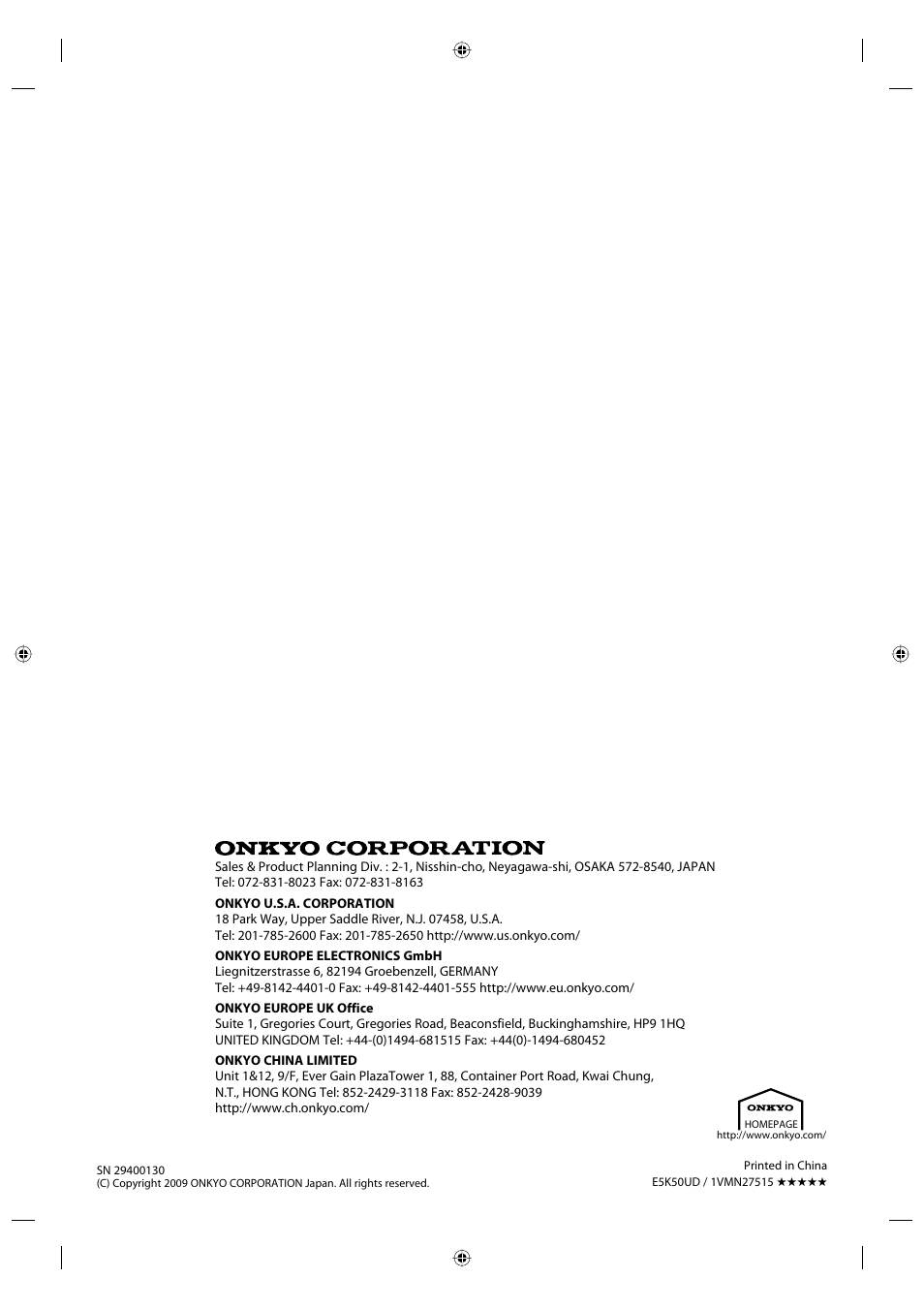 Onkyo DV-BD507 User Manual | Page 56 / 56