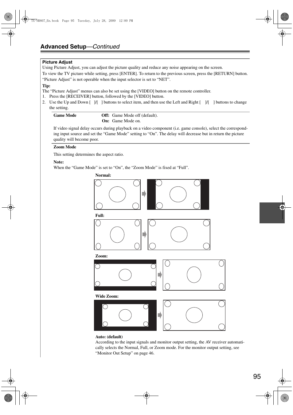 Advanced setup —continued | Onkyo HT-RC180 User Manual | Page 95 / 148