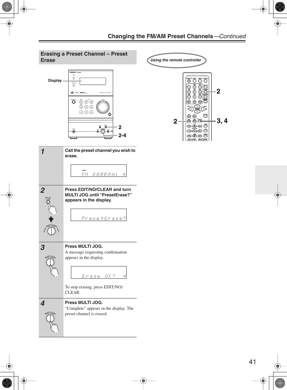 Onkyo CR-B8 User Manual | Page 41 / 56