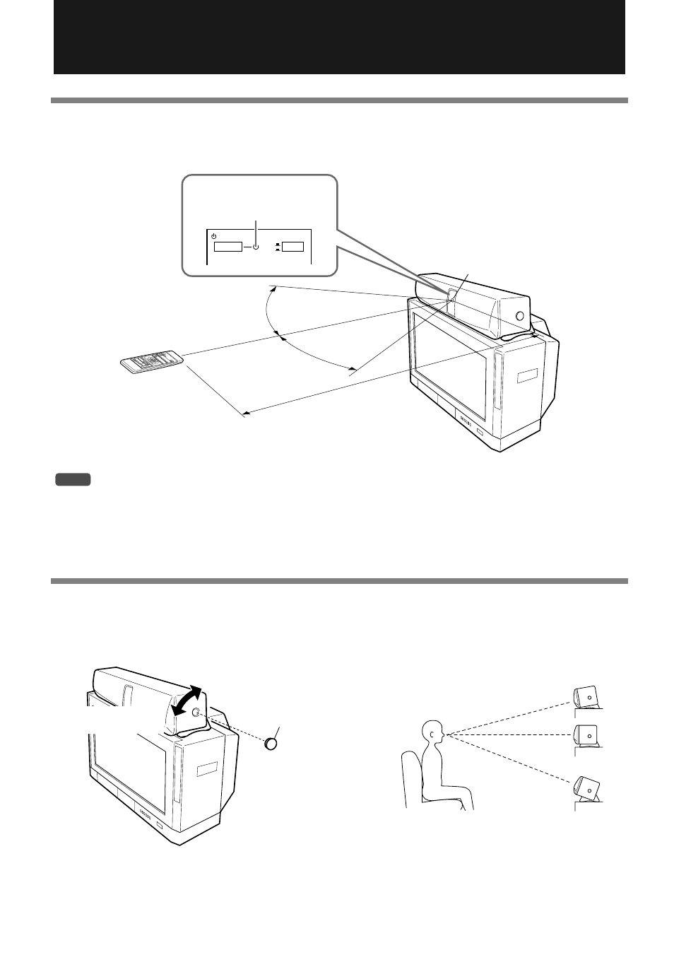 Before operating the phc-5 system, Using the remote controller, Adjusting the angle of the unit | Onkyo PHC-5 User Manual | Page 10 / 20