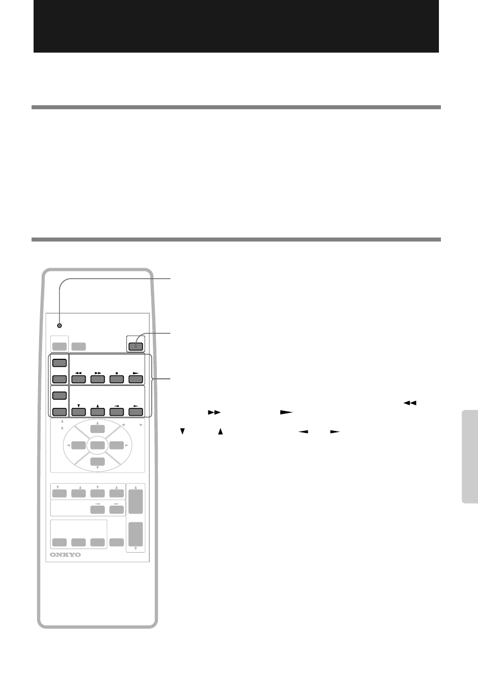 Programmable remote controller, Buttons used for programming, Sending/learned indicator | Learn button, Programmable buttons | Onkyo PHC-5 User Manual | Page 15 / 20