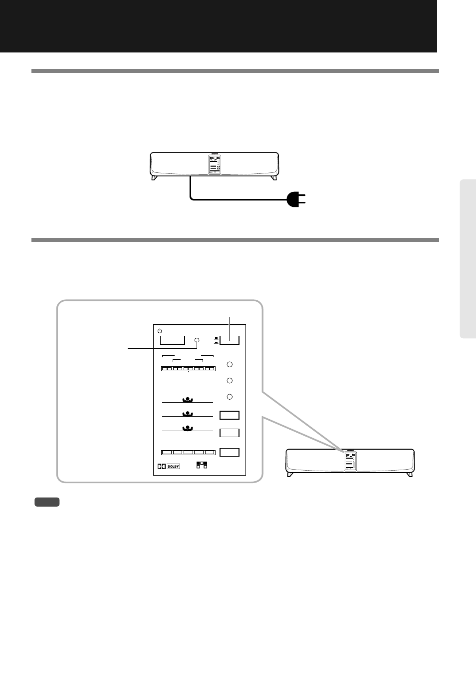 Connecting the power cord, Turning on the power to the phc-5 system | Onkyo PHC-5 User Manual | Page 9 / 20