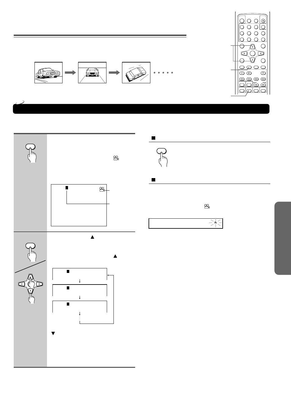 Selecting the camera angle, Changing the camera angle, Press clear | Onkyo DV-S535 User Manual | Page 23 / 44