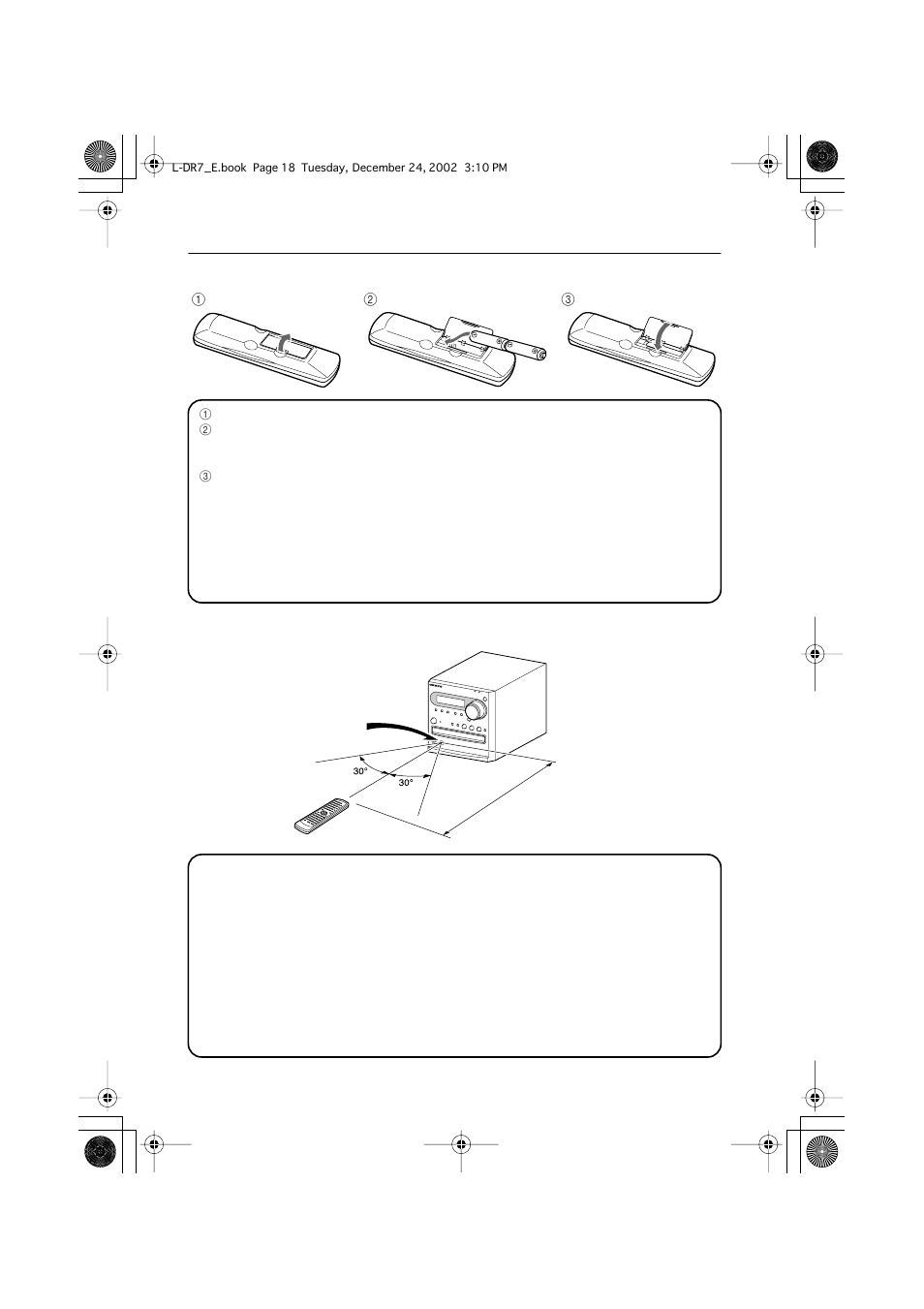 Preparing the remote controller, Inserting the batteries, Using the remote controller | Preparing the remote, Controller | Onkyo L-DR7 User Manual | Page 18 / 128