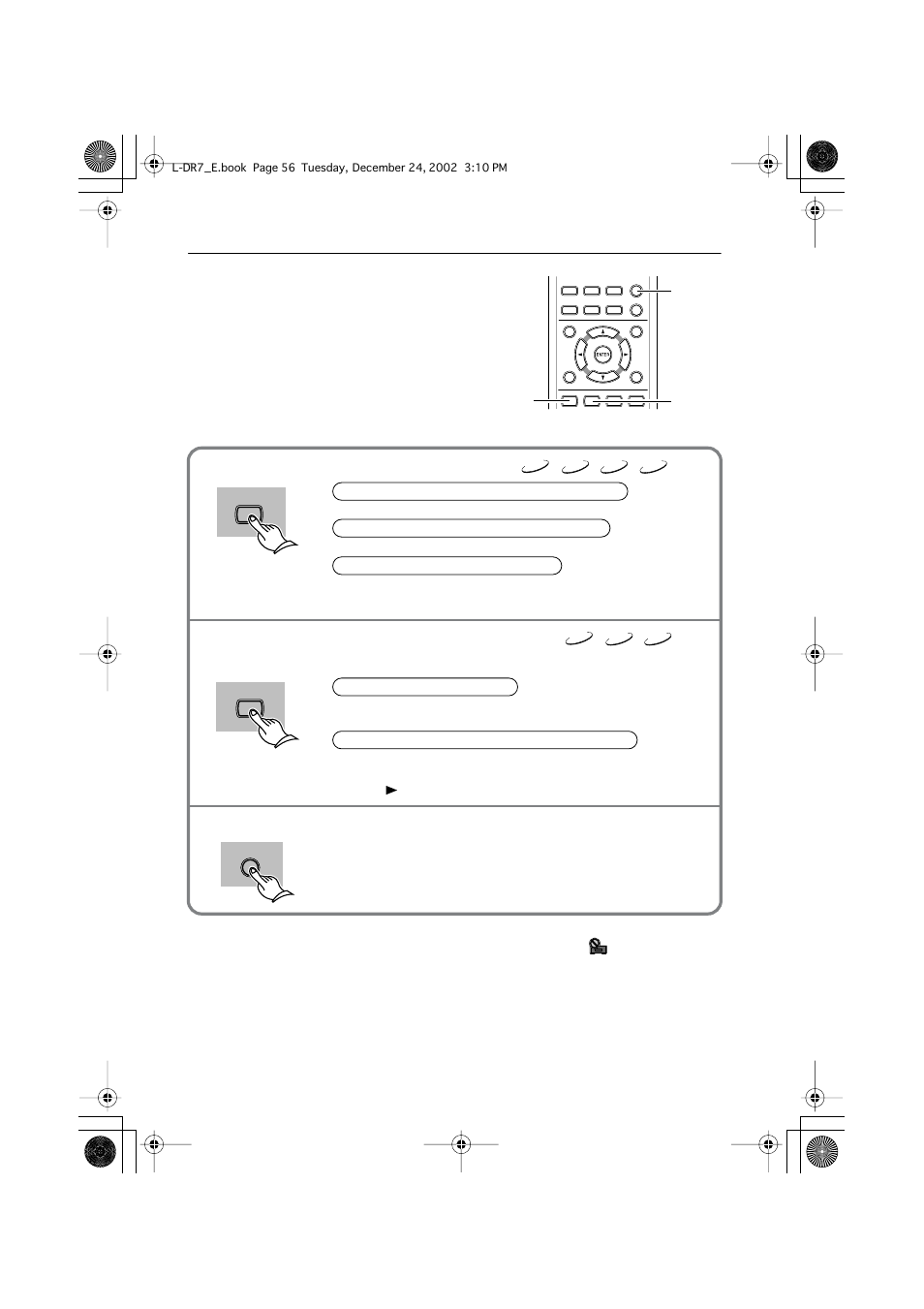 Playback alternatives, Repeat playback, Playback alternatives — repeat playback | Resuming normal playback | Onkyo L-DR7 User Manual | Page 56 / 128