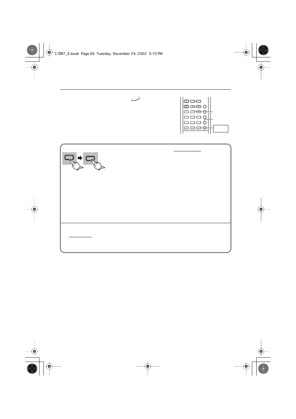 Memorizing the dvd settings, Memorizing the settings of, Your favorite dvds — condi- tion memory | Clear cond.m shift | Onkyo L-DR7 User Manual | Page 66 / 128