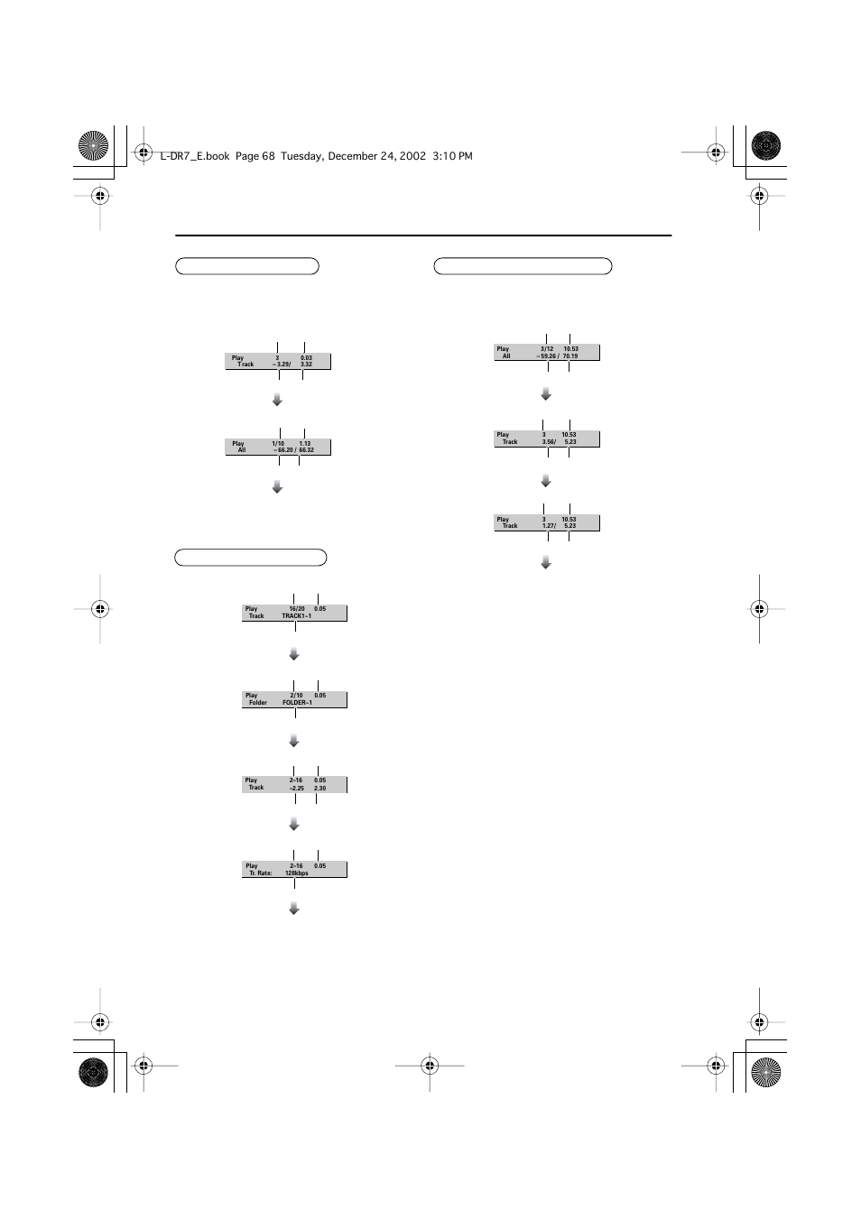 Viewing disc information | Onkyo L-DR7 User Manual | Page 68 / 128