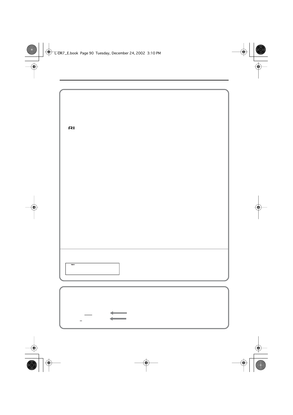Selecting a timer, Types of timer, Selecting a playback source | Setting a day of the week, Using the timer functions | Onkyo L-DR7 User Manual | Page 90 / 128