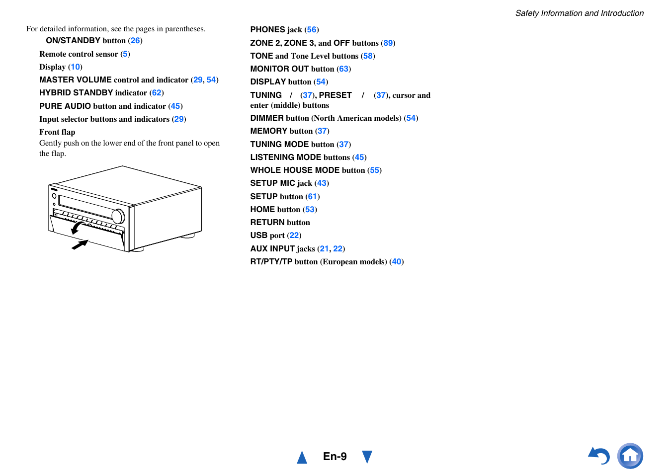 En-9 | Onkyo AV Receiver TX-NR5010 User Manual | Page 9 / 168