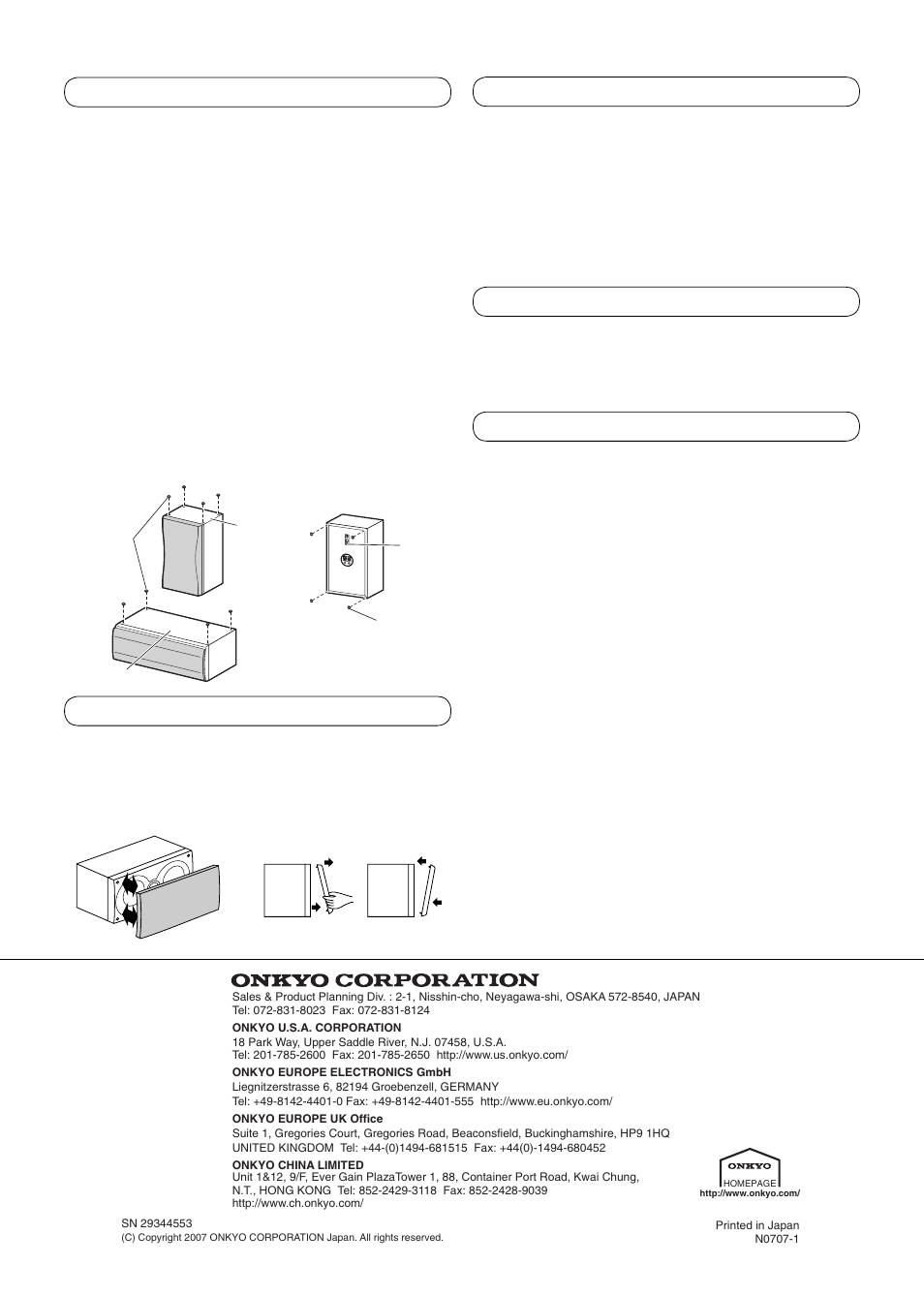 Onkyo SKS-4700 User Manual | Page 4 / 4