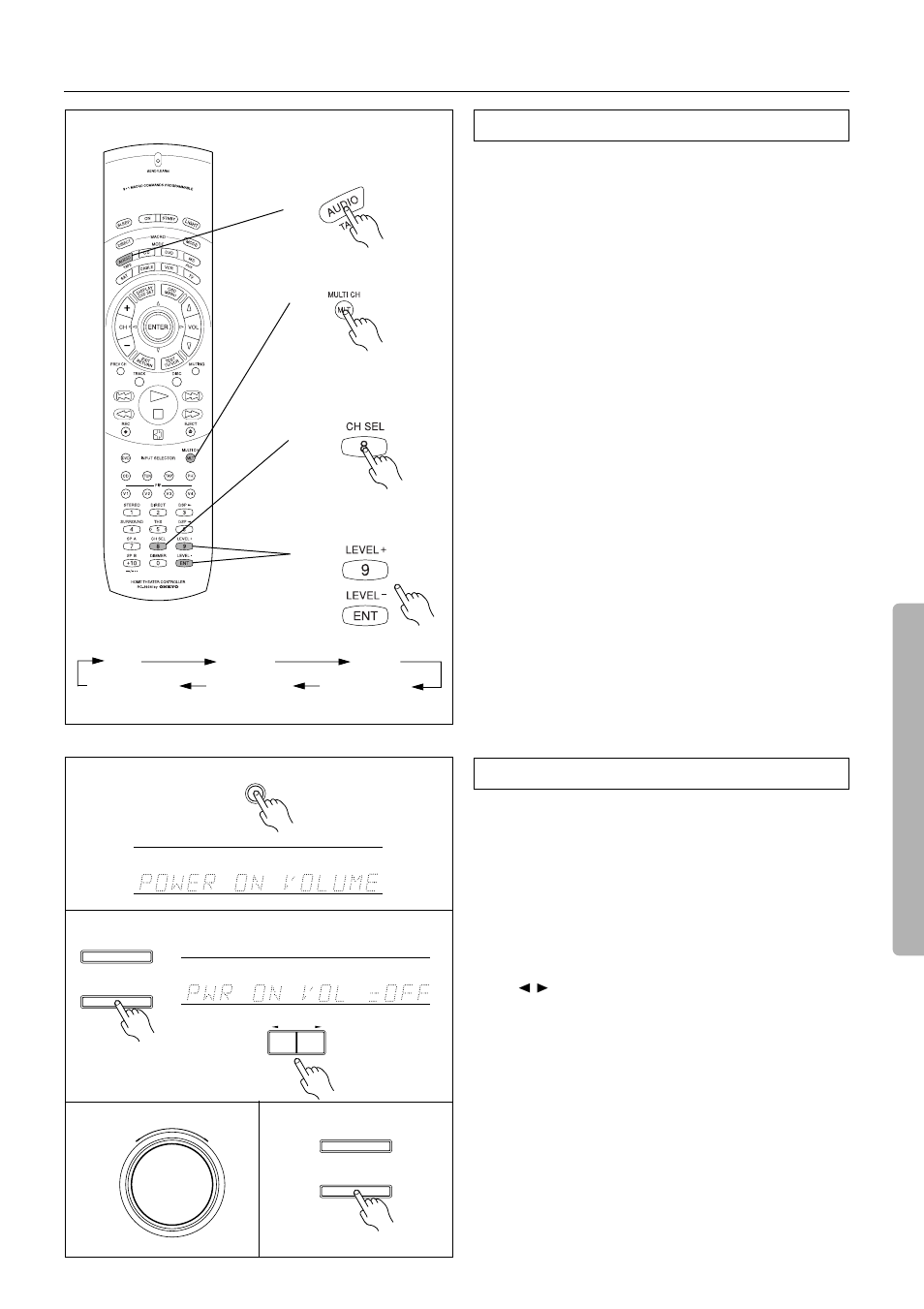 Selecting a sound source | Onkyo TX-DS575x User Manual | Page 19 / 44