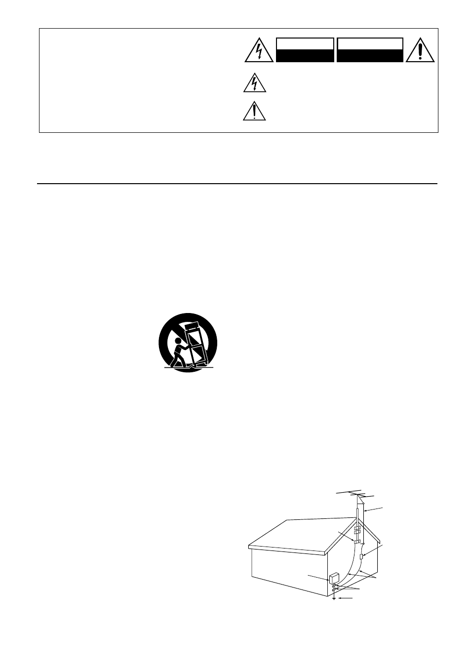 Important safeguards, Warning, Caution | Avis | Onkyo TX-DS575x User Manual | Page 2 / 44