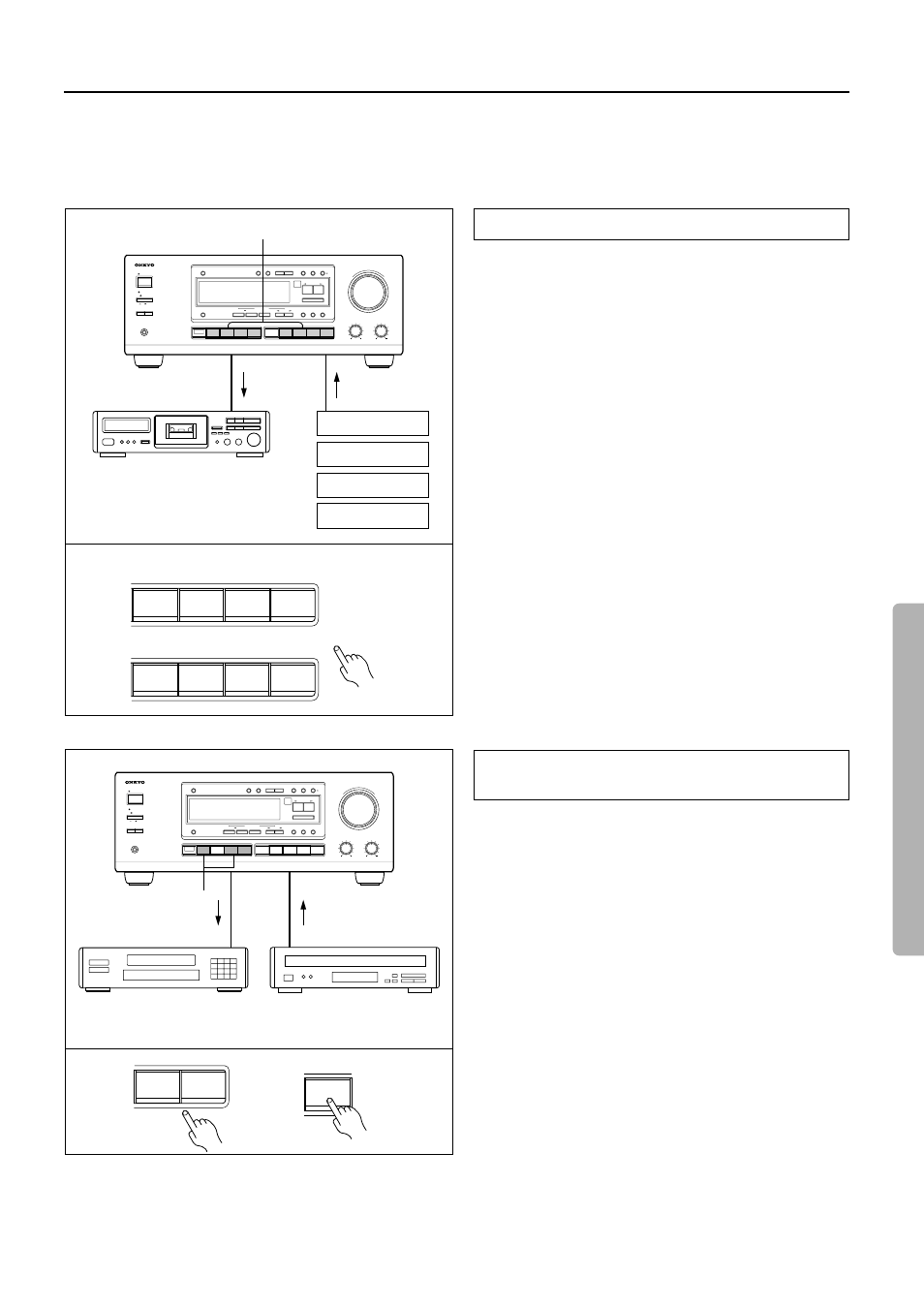 Recording a source | Onkyo TX-DS575x User Manual | Page 29 / 44