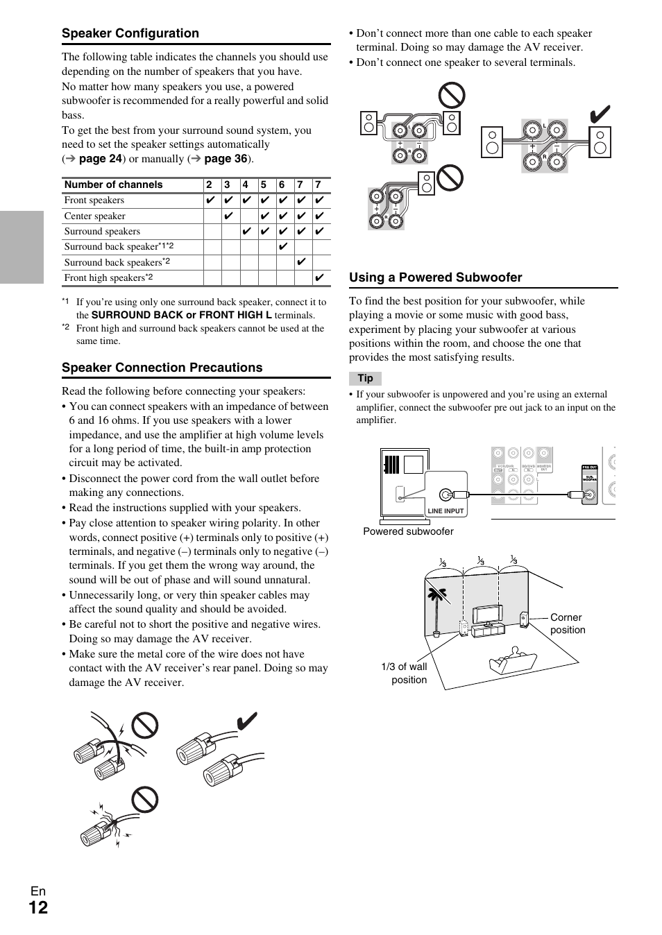 Onkyo HT-R590 User Manual | Page 12 / 60