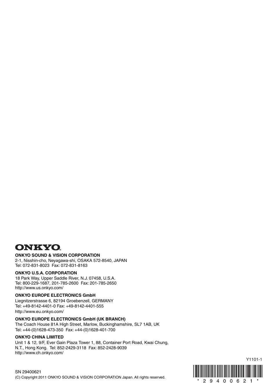 Onkyo HT-R590 User Manual | Page 60 / 60
