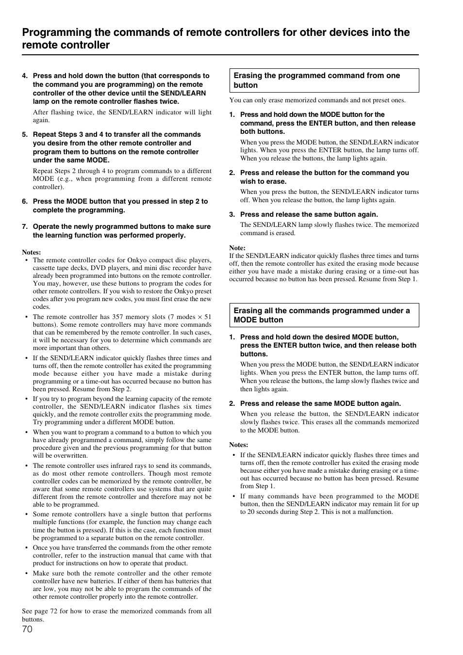 Onkyo TX-SR800 User Manual | Page 70 / 81