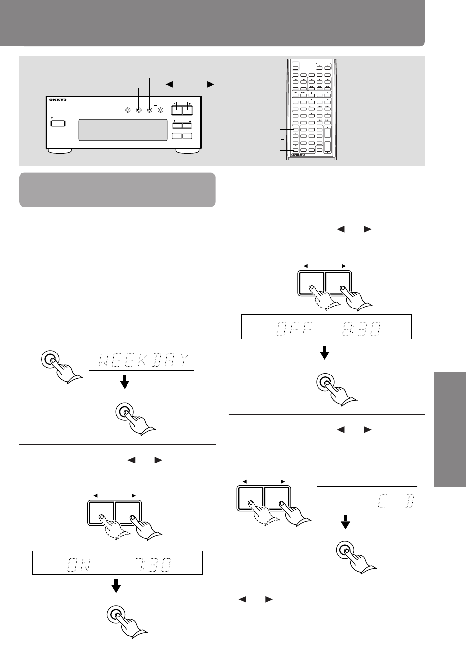 Continued on the next page) | Onkyo T-405X User Manual | Page 25 / 32