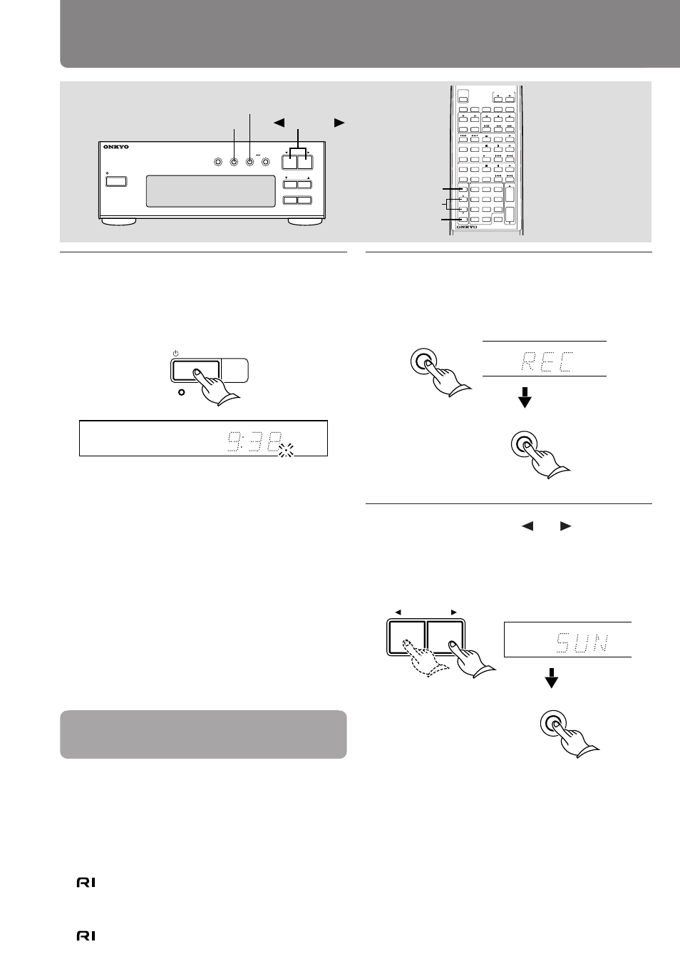 Using the timer, Programming to record at a specified time, A-905x) | Onkyo T-405X User Manual | Page 26 / 32