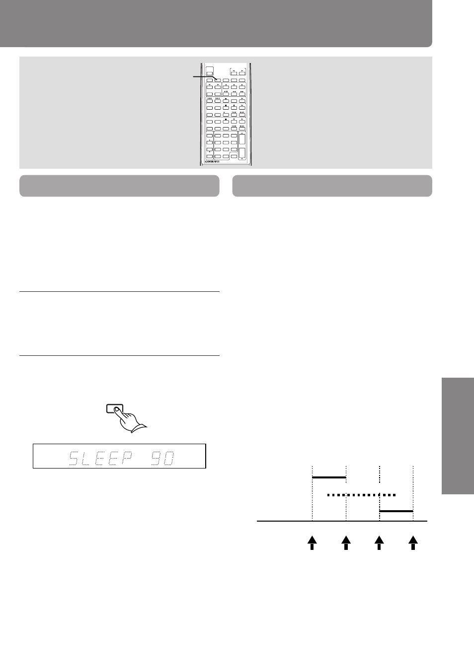 Sleep function, Cd, tape, md or radio broadcast), Sleep | Onkyo T-405X User Manual | Page 29 / 32