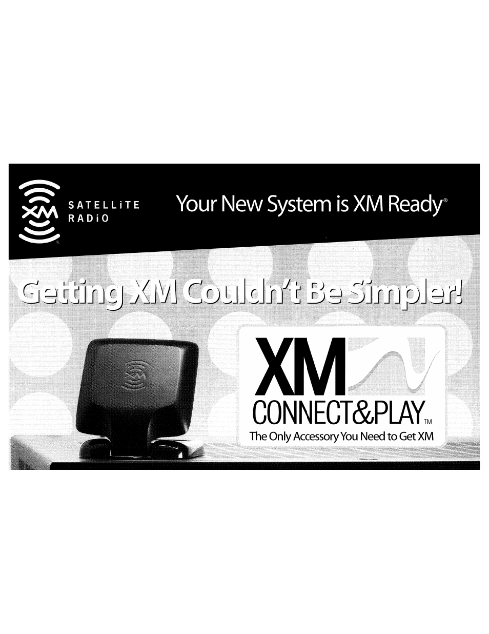 Brochure for xm connect-and-play | Onkyo TX-SR703/703E User Manual | Page 109 / 116