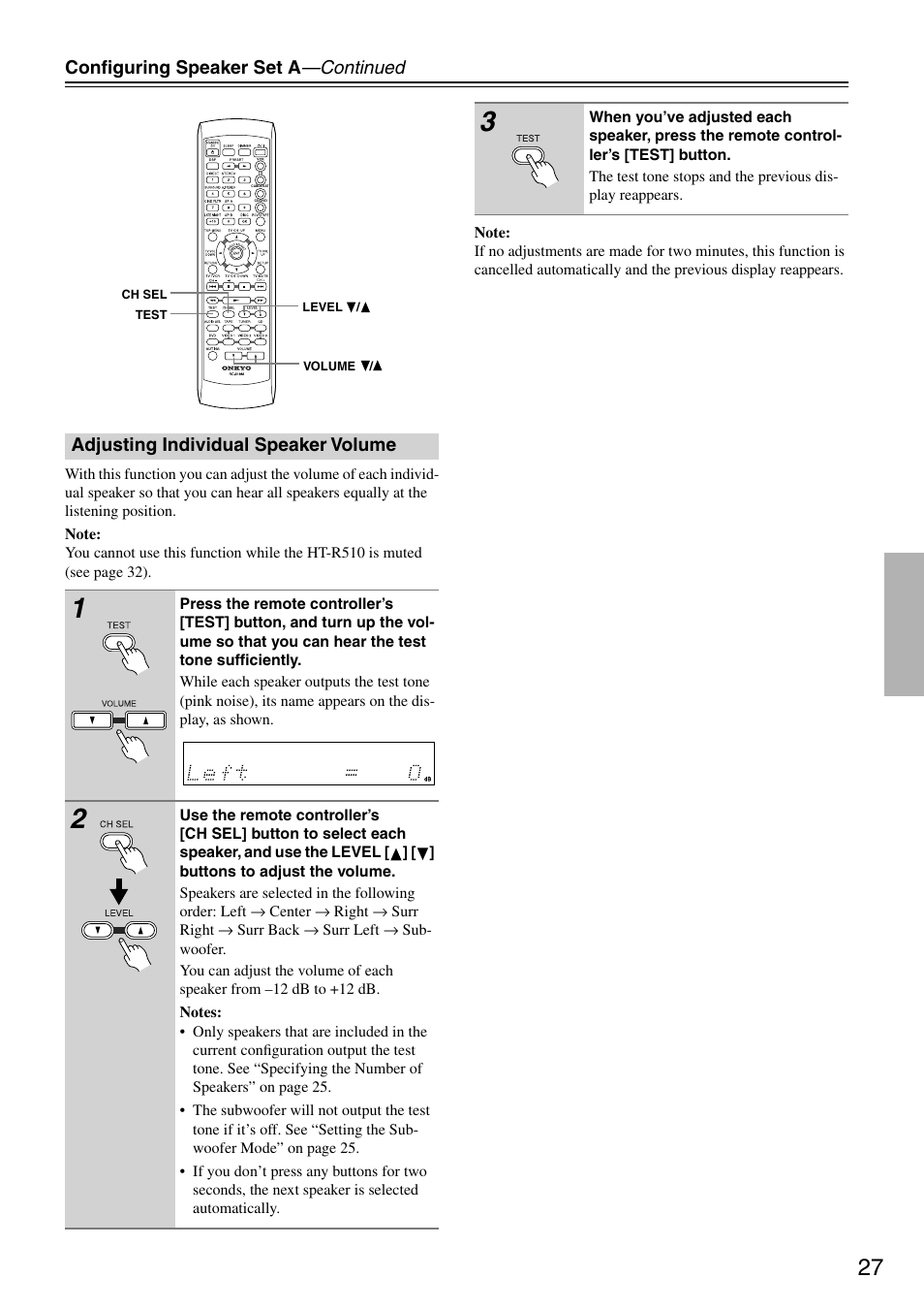 Onkyo HT-R510 User Manual | Page 27 / 48