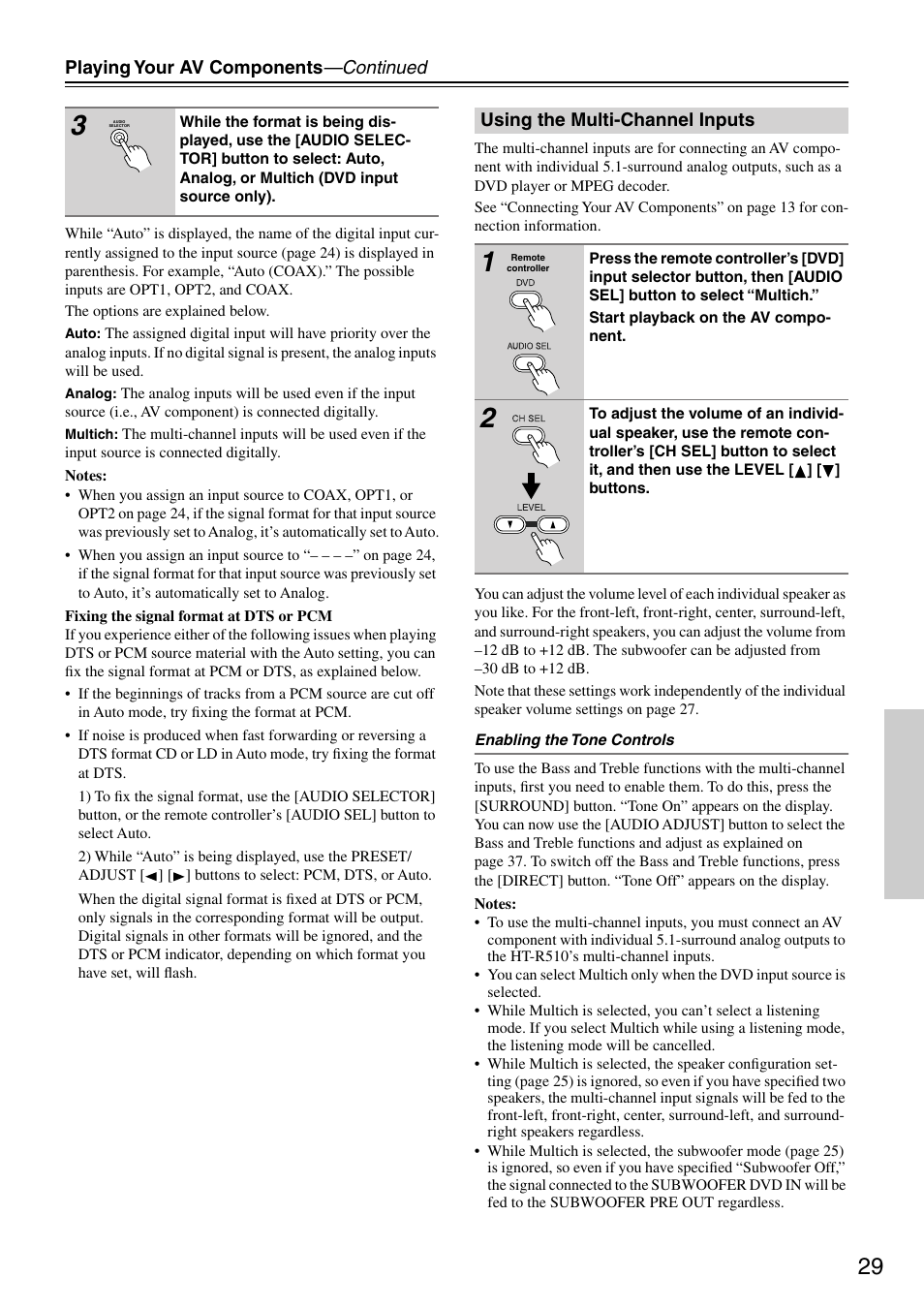 Onkyo HT-R510 User Manual | Page 29 / 48