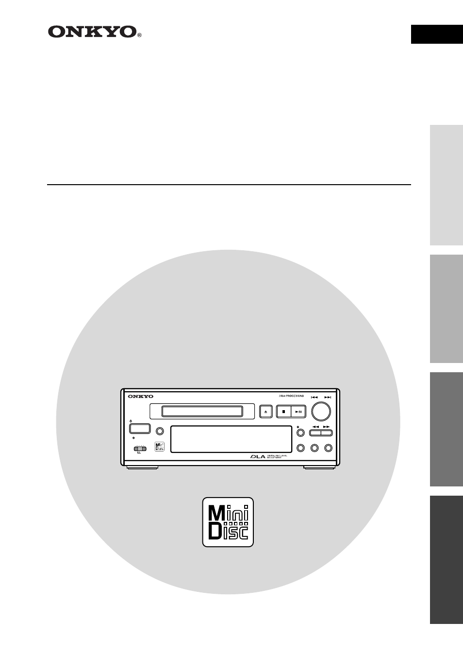 Onkyo MD-105X User Manual | 56 pages