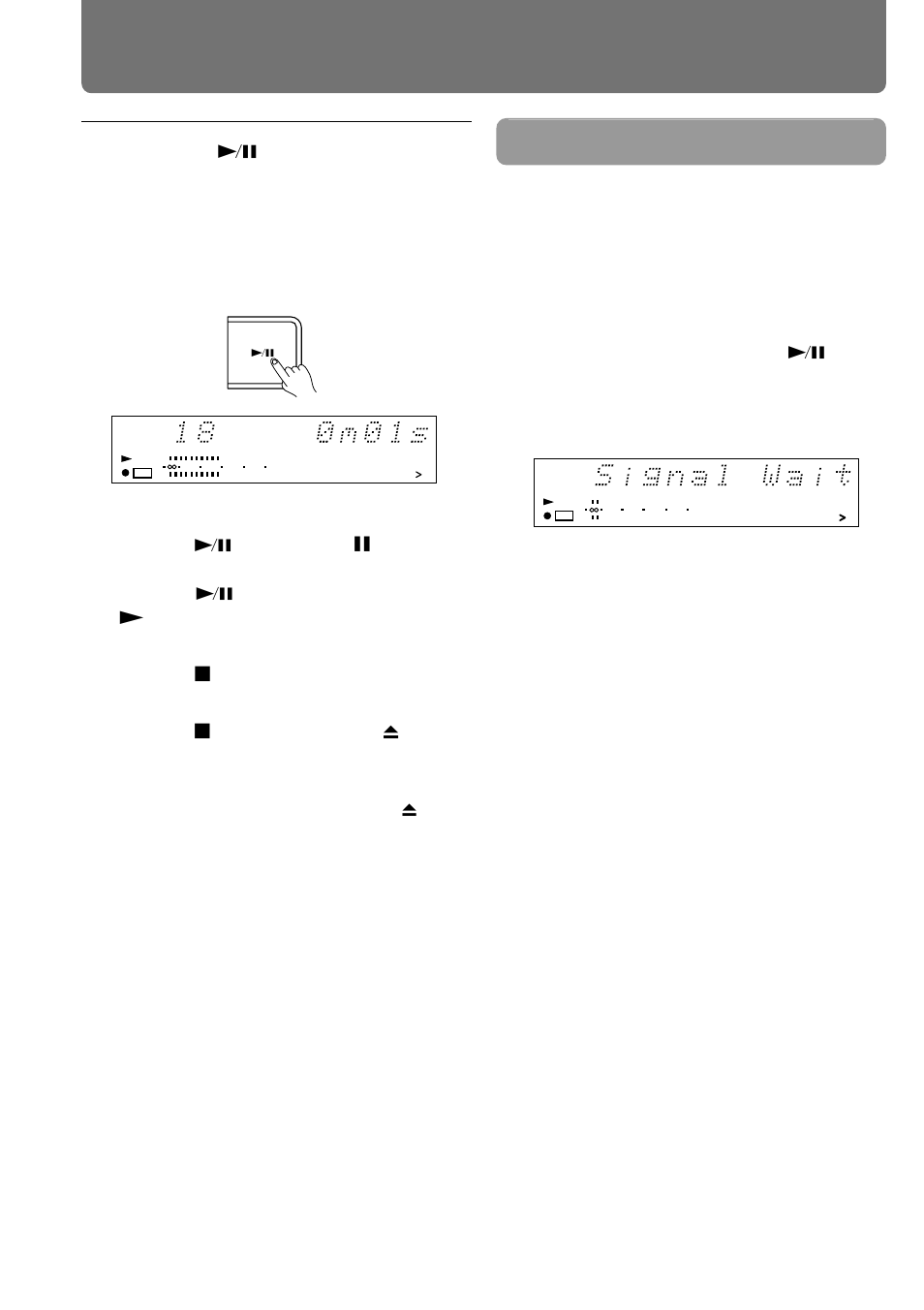 Signal wait function, Digital recording (continued) | Onkyo MD-105X User Manual | Page 30 / 56
