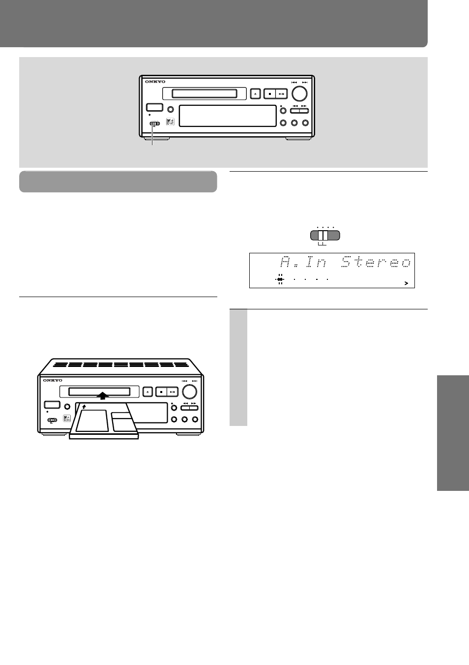 Timer operation, System operation (continued), Insert an md | Set the input selector to st (stereo) position, Set the timer on your t-405x, You can perform both playing and recording, Input | Onkyo MD-105X User Manual | Page 35 / 56