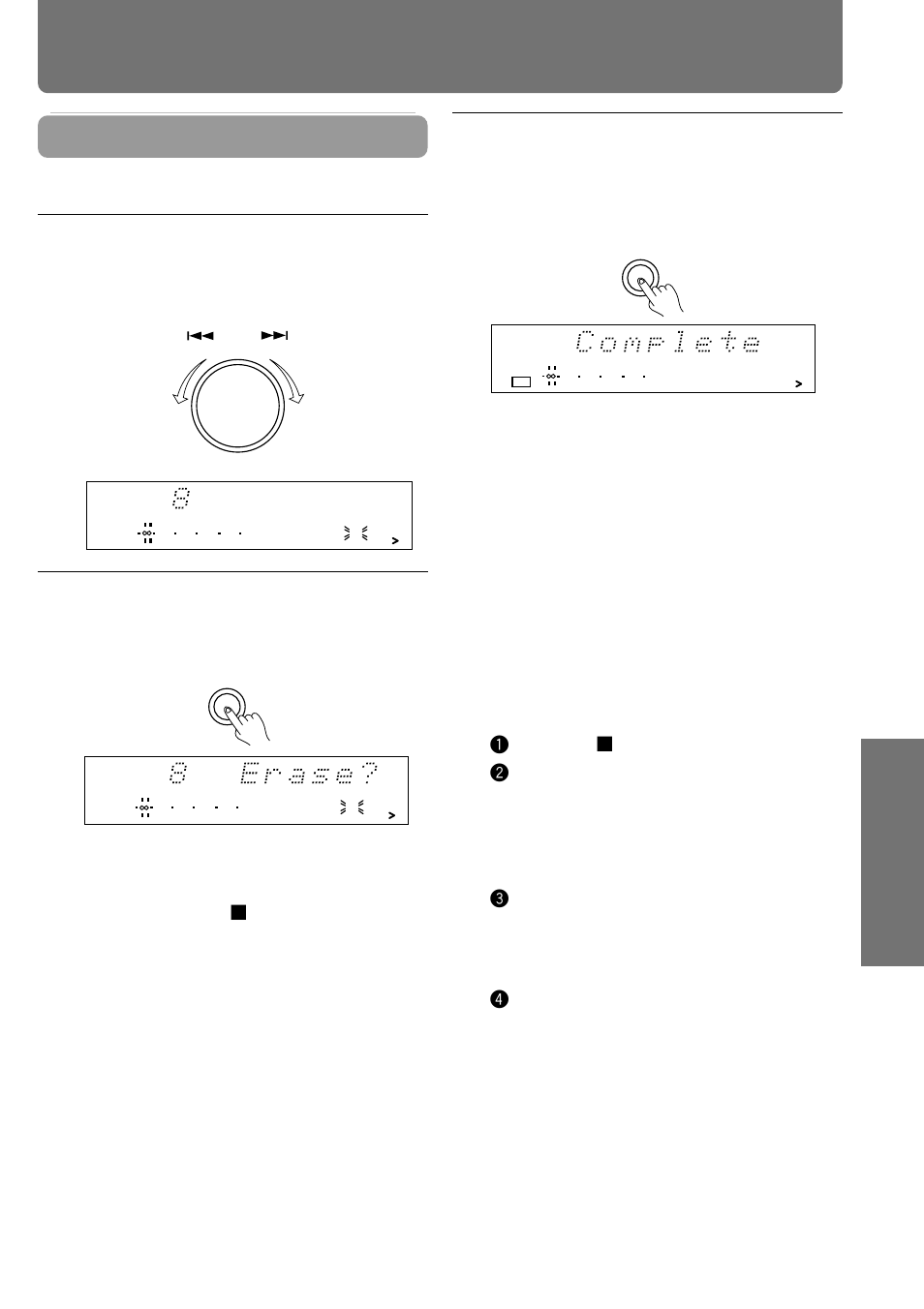 Editing the contents of an md, Erasing a track, Press the yes button | Onkyo MD-105X User Manual | Page 37 / 56