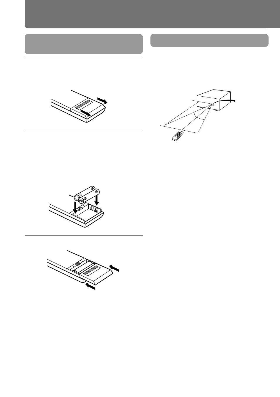 Using the remote controller, Inserting the remote controller batteries | Onkyo MD-105X User Manual | Page 8 / 56