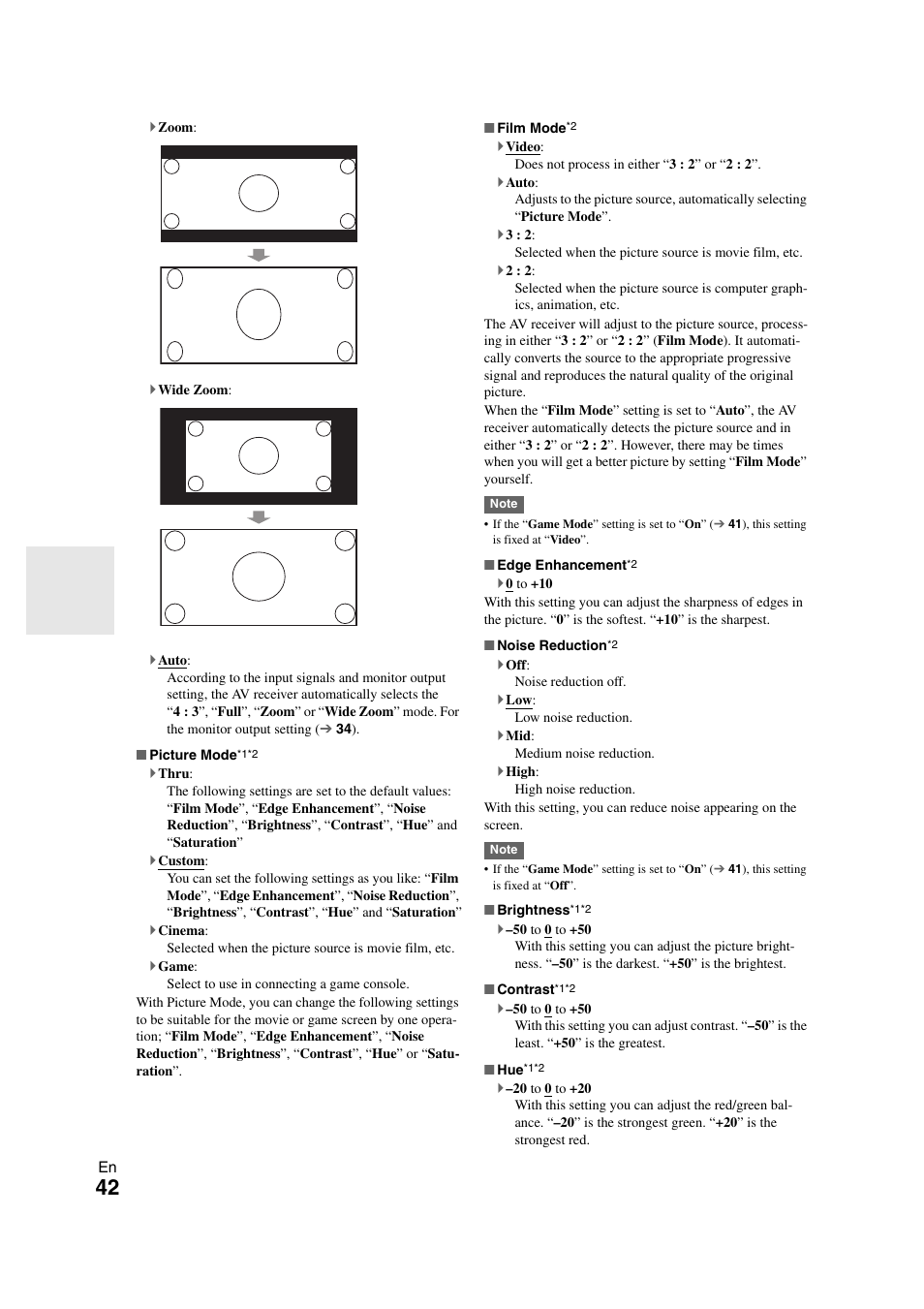 Onkyo HT-RC260 User Manual | Page 42 / 72