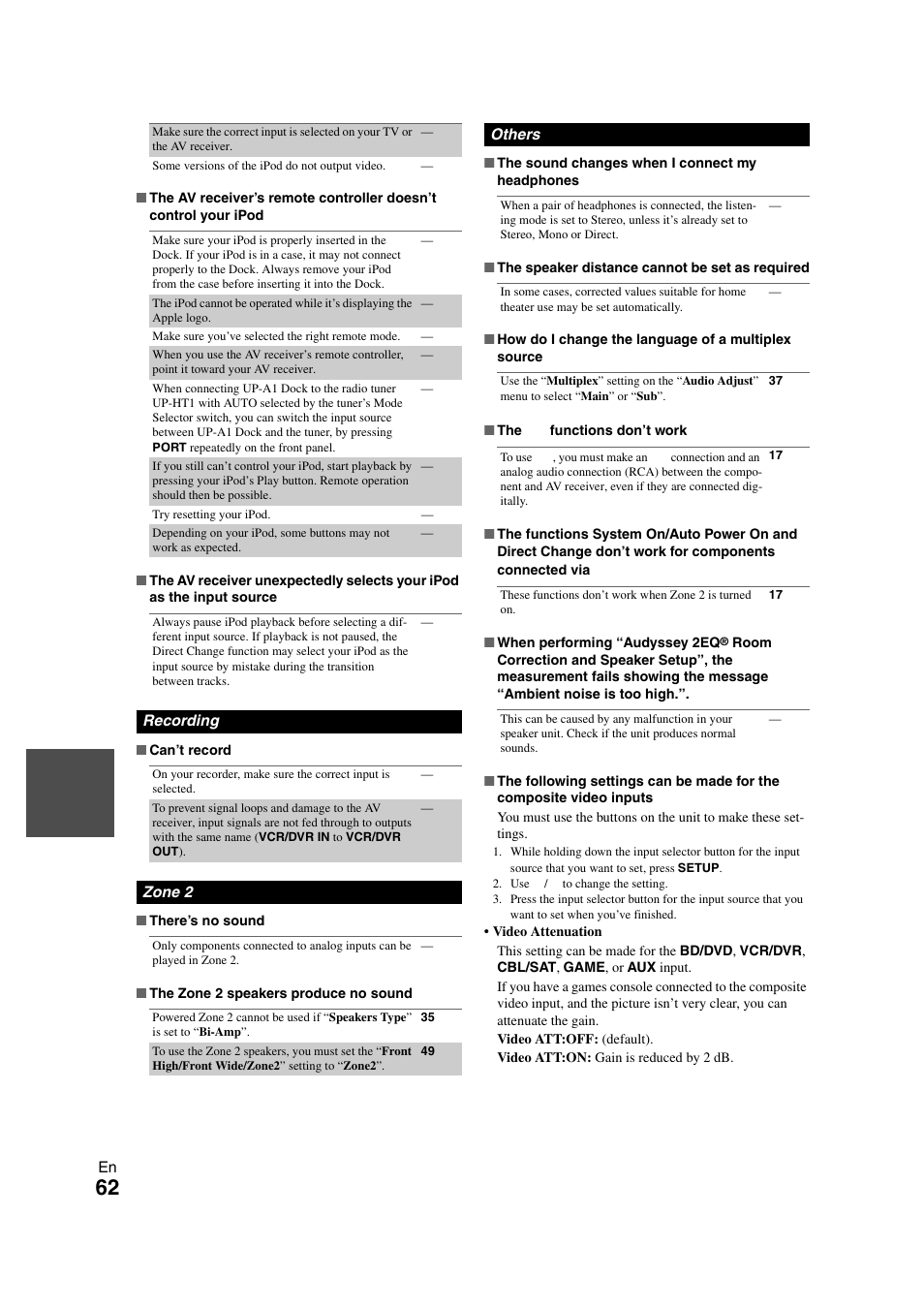 Onkyo HT-RC260 User Manual | Page 62 / 72