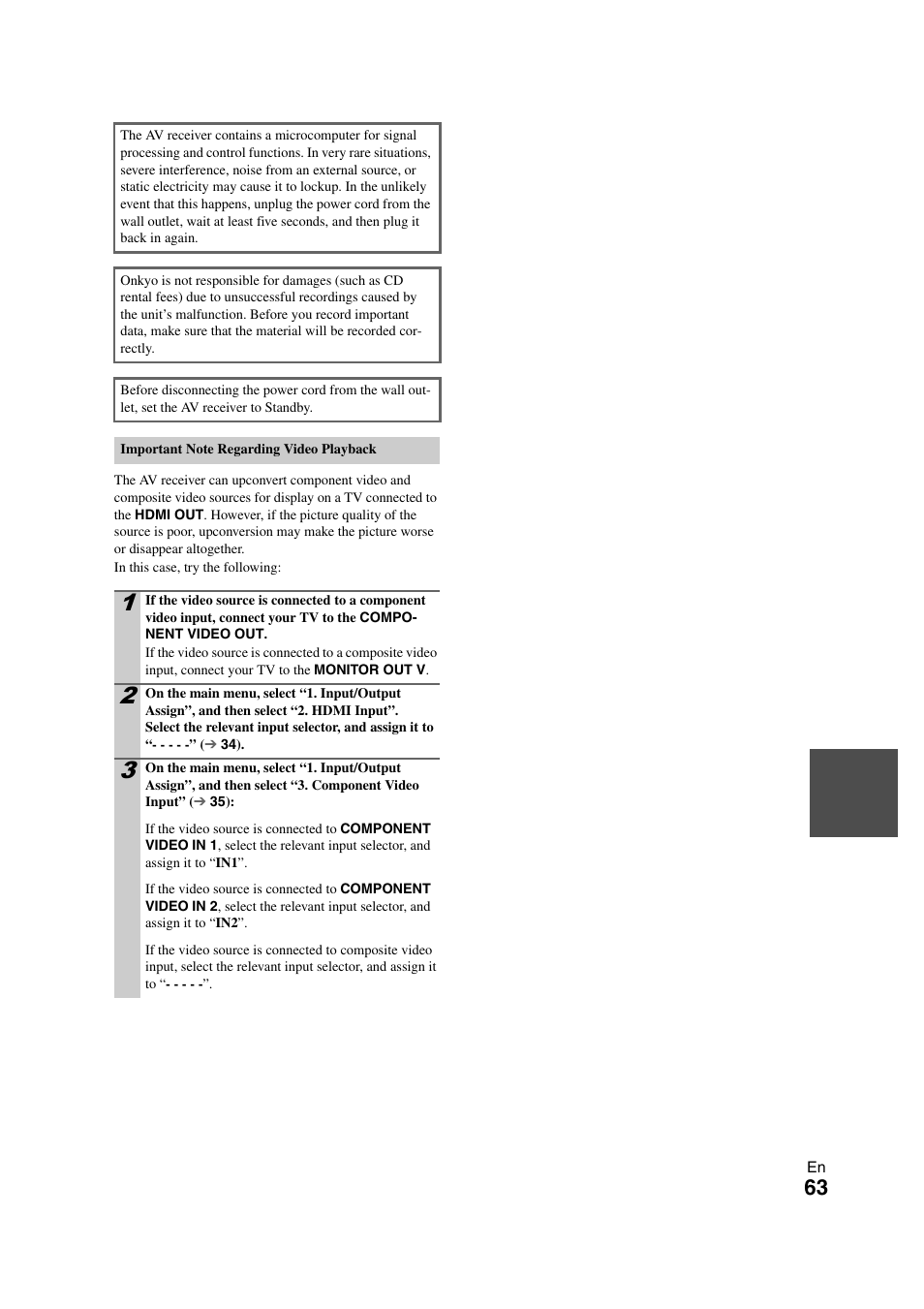 Onkyo HT-RC260 User Manual | Page 63 / 72