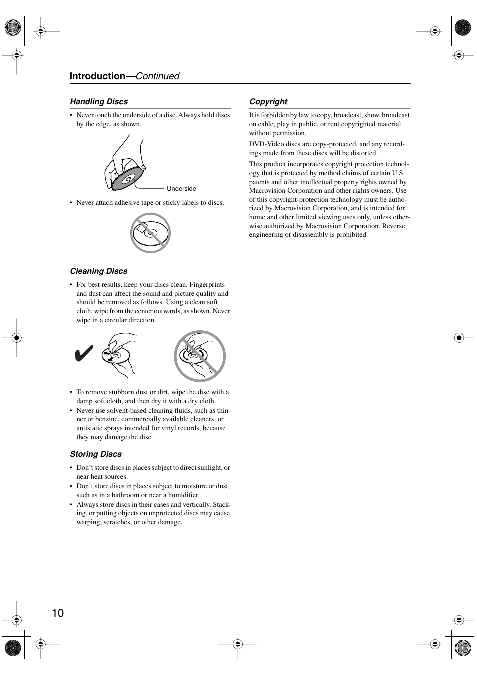 Onkyo DV-CP706 User Manual | Page 10 / 56