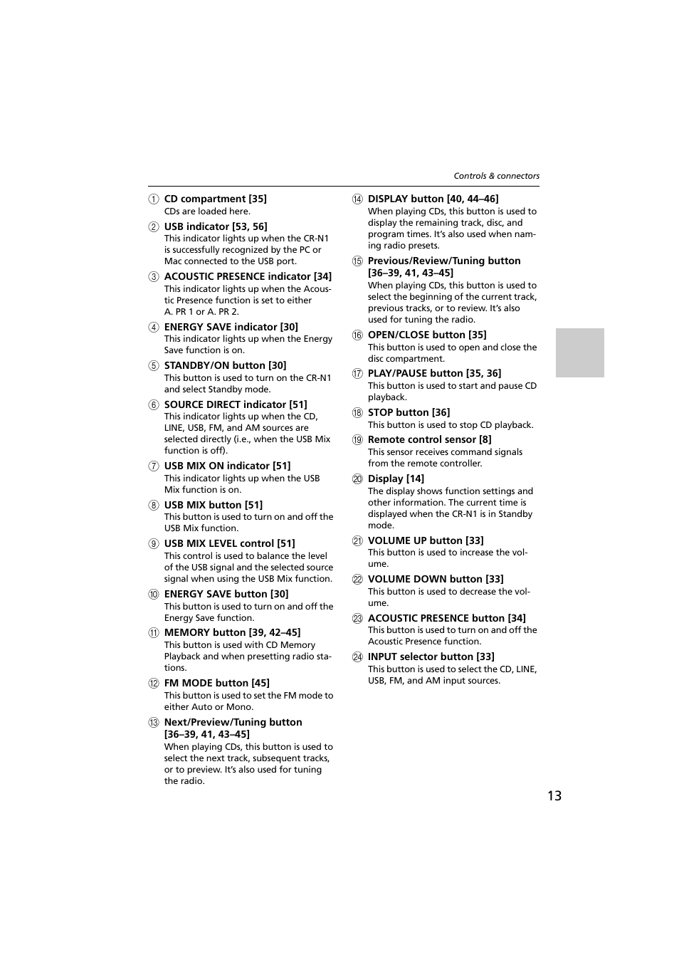 Onkyo CR-N1 User Manual | Page 13 / 64