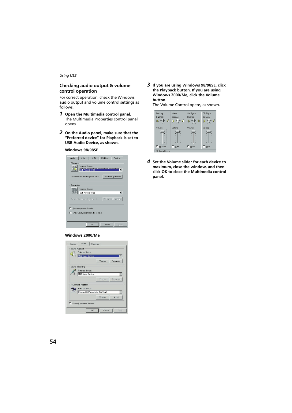 Checking audio output & volume control operation | Onkyo CR-N1 User Manual | Page 54 / 64