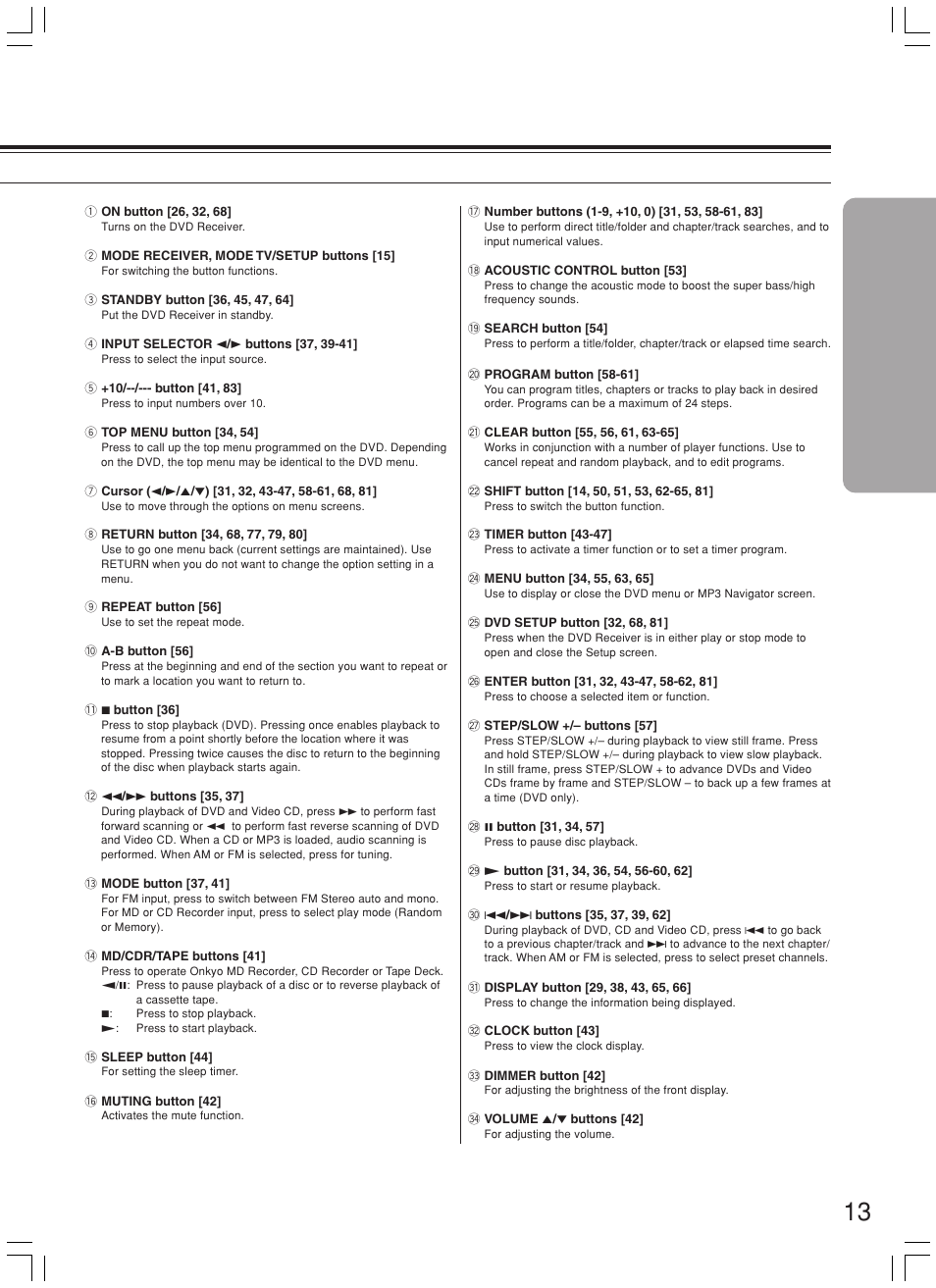 Onkyo DR-L50 User Manual | Page 13 / 88