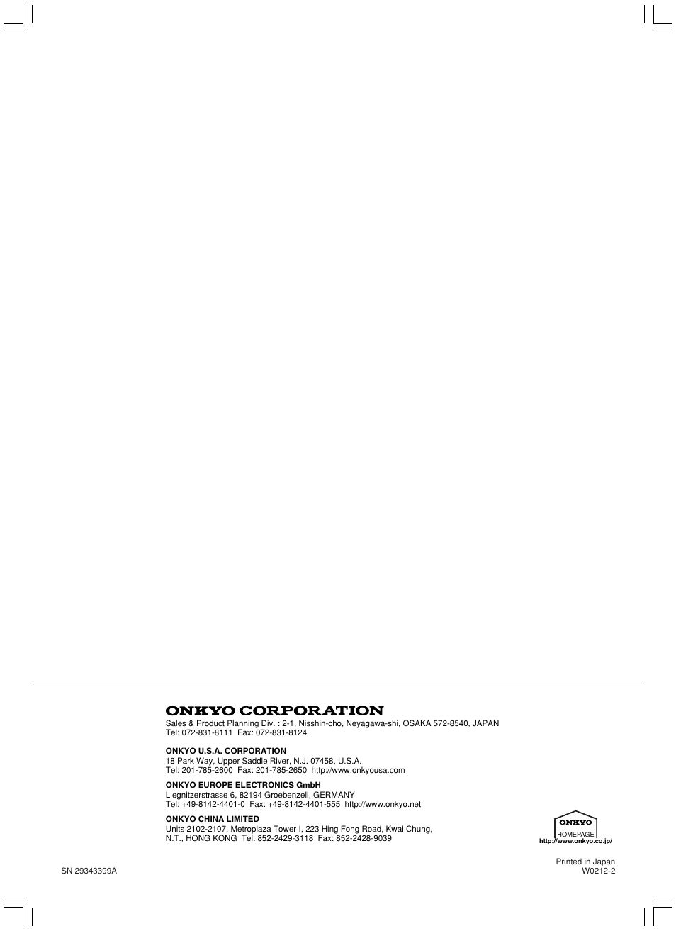 Onkyo DR-L50 User Manual | Page 88 / 88