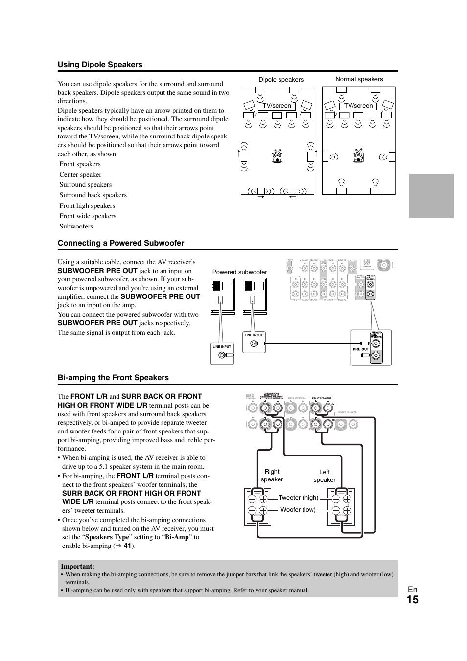 Onkyo TX SR608 User Manual | Page 15 / 76