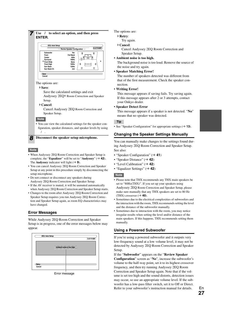 Onkyo TX SR608 User Manual | Page 27 / 76