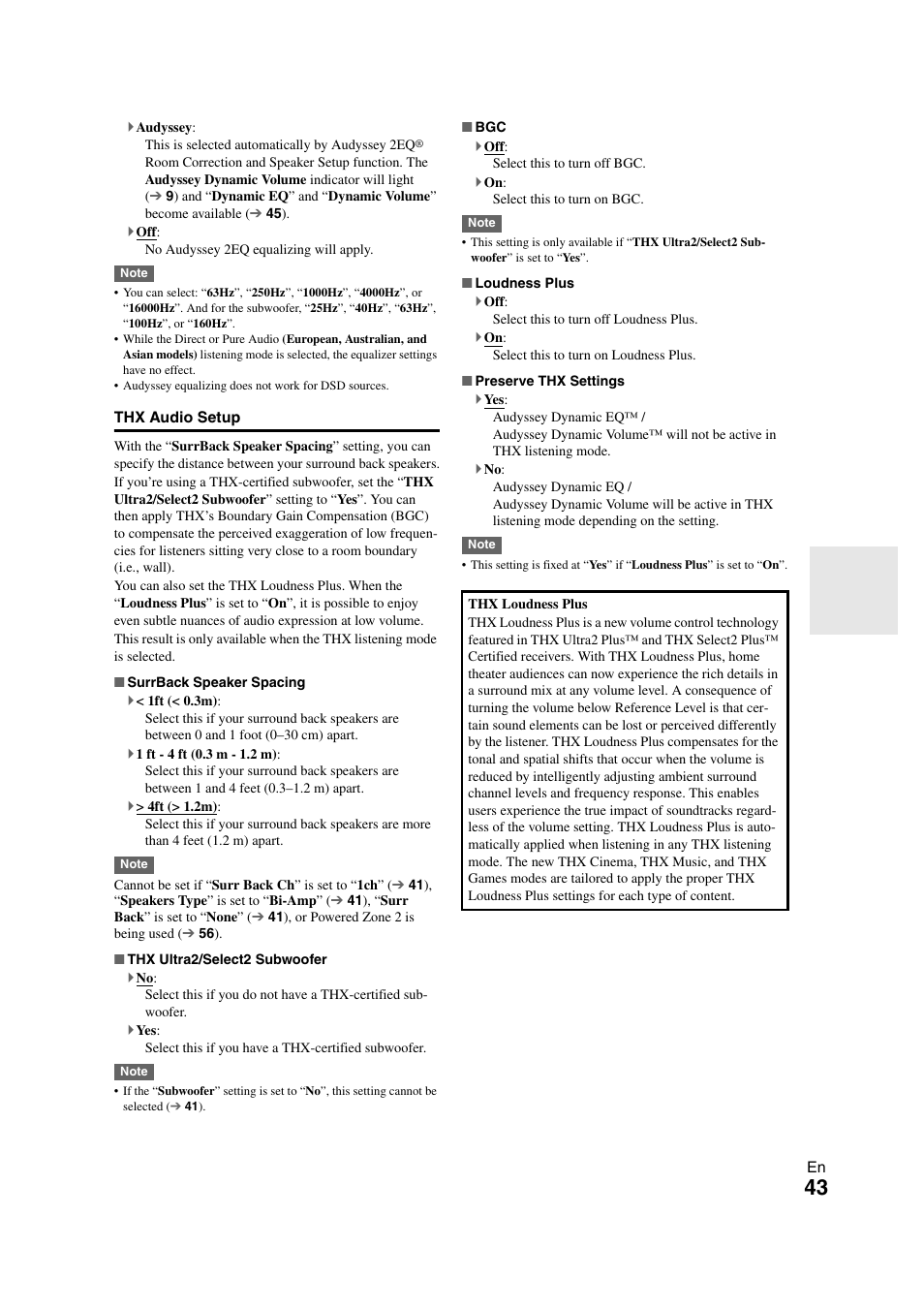 Onkyo TX SR608 User Manual | Page 43 / 76