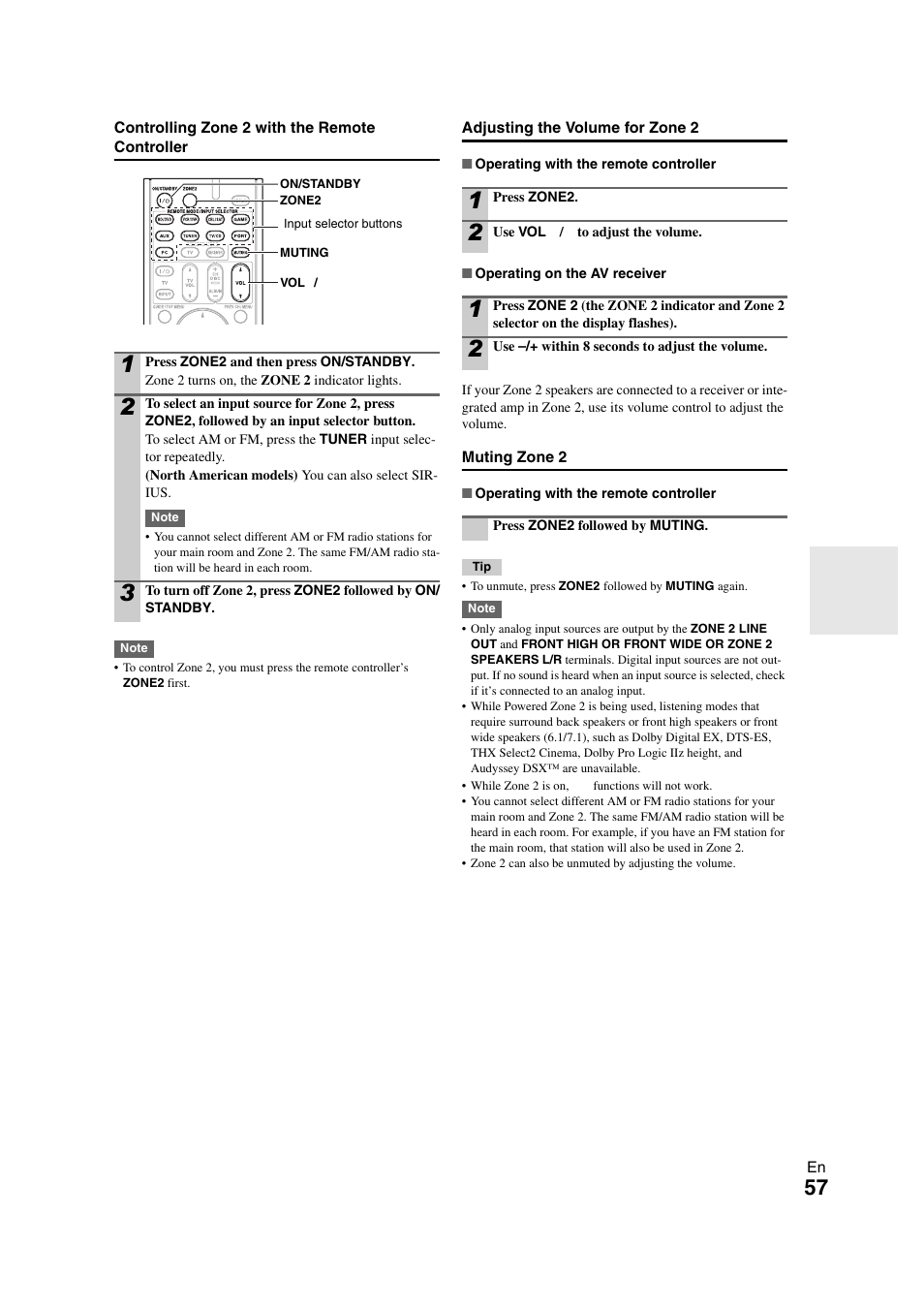 Onkyo TX SR608 User Manual | Page 57 / 76