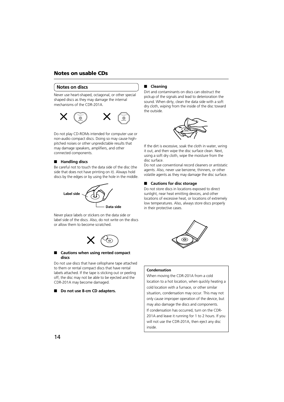 Onkyo CDR-201A User Manual | Page 14 / 52