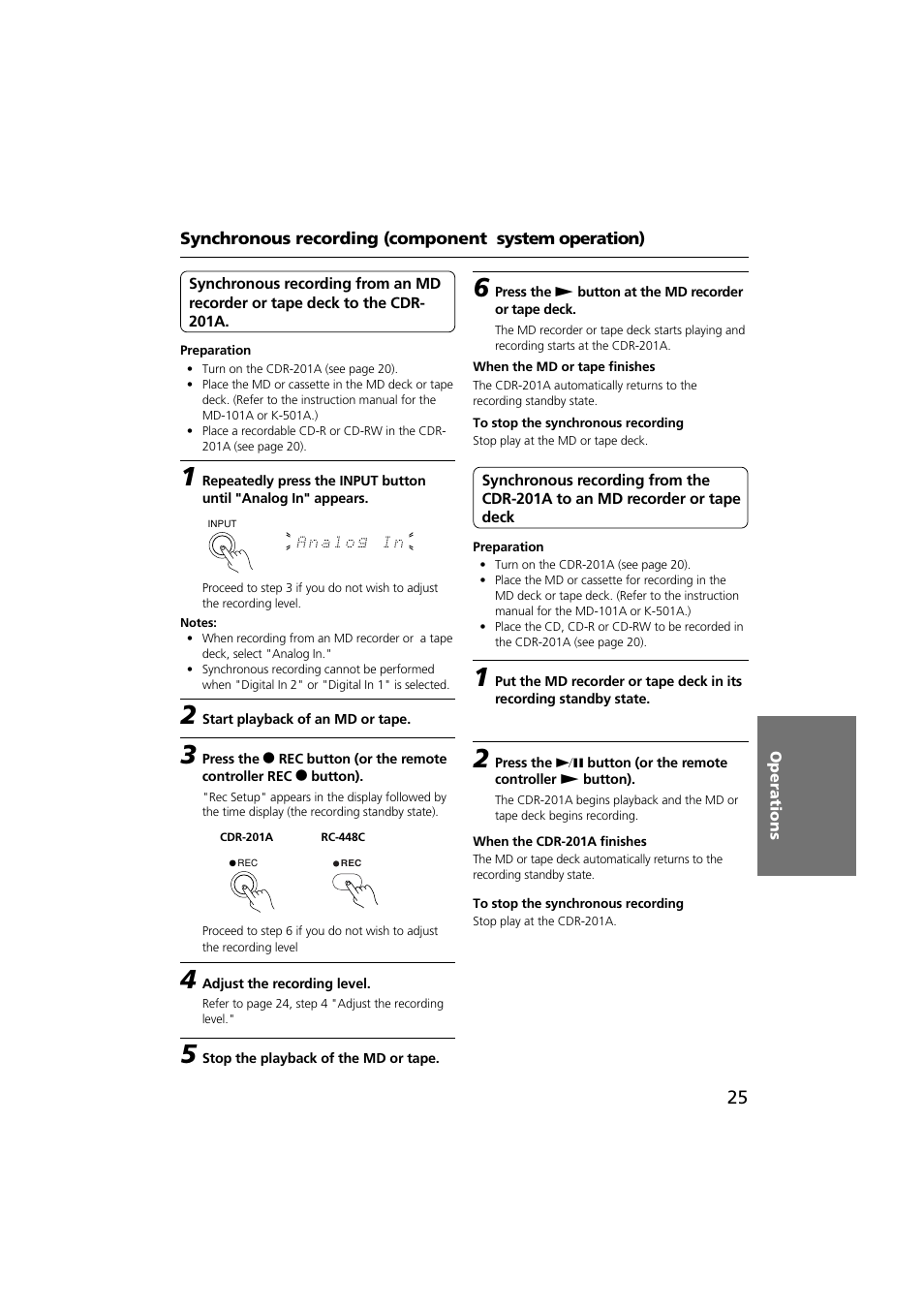 Onkyo CDR-201A User Manual | Page 25 / 52